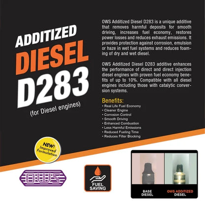 D283 Additized Diesel @OWS Performance Additives (300ml)